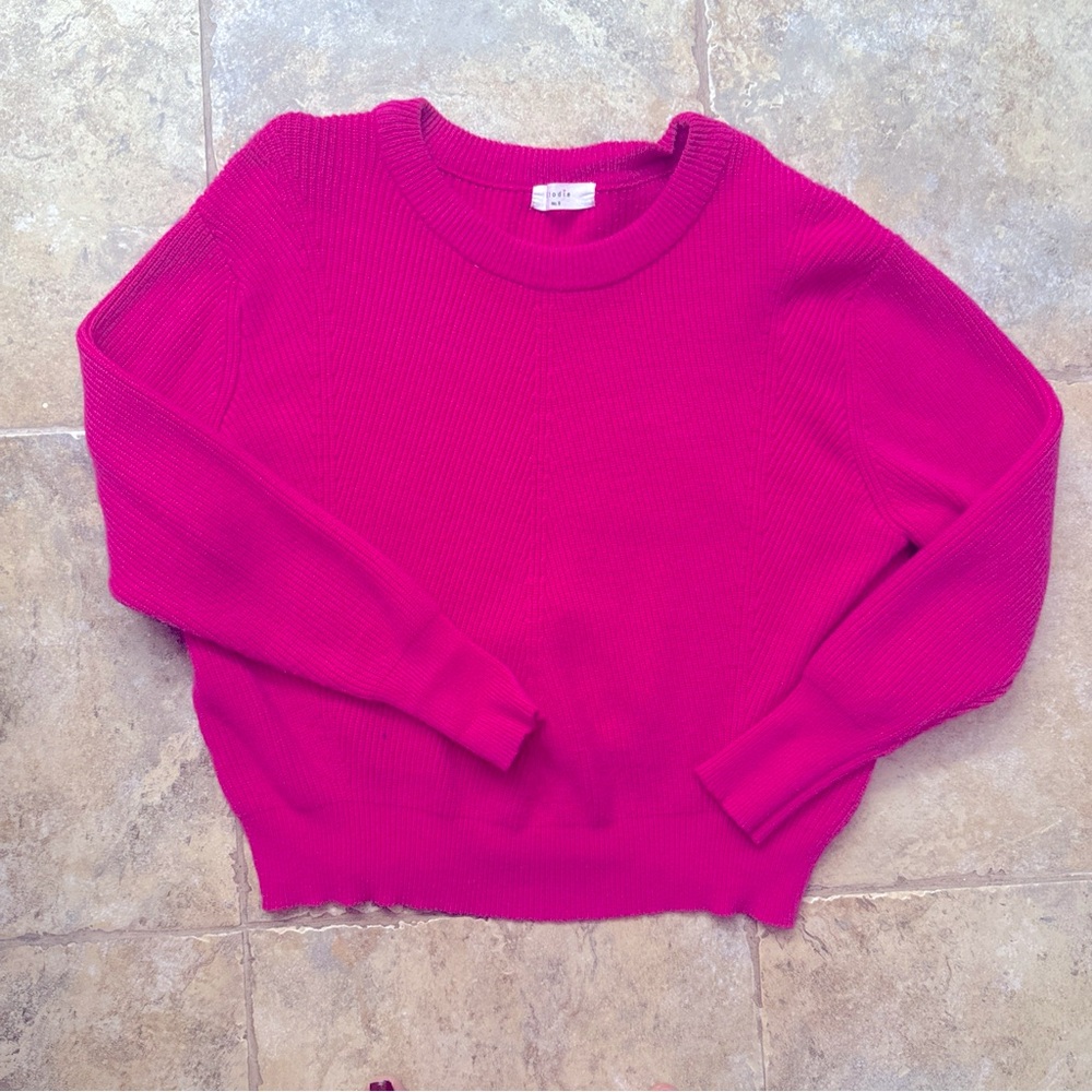 Hot pink sweater